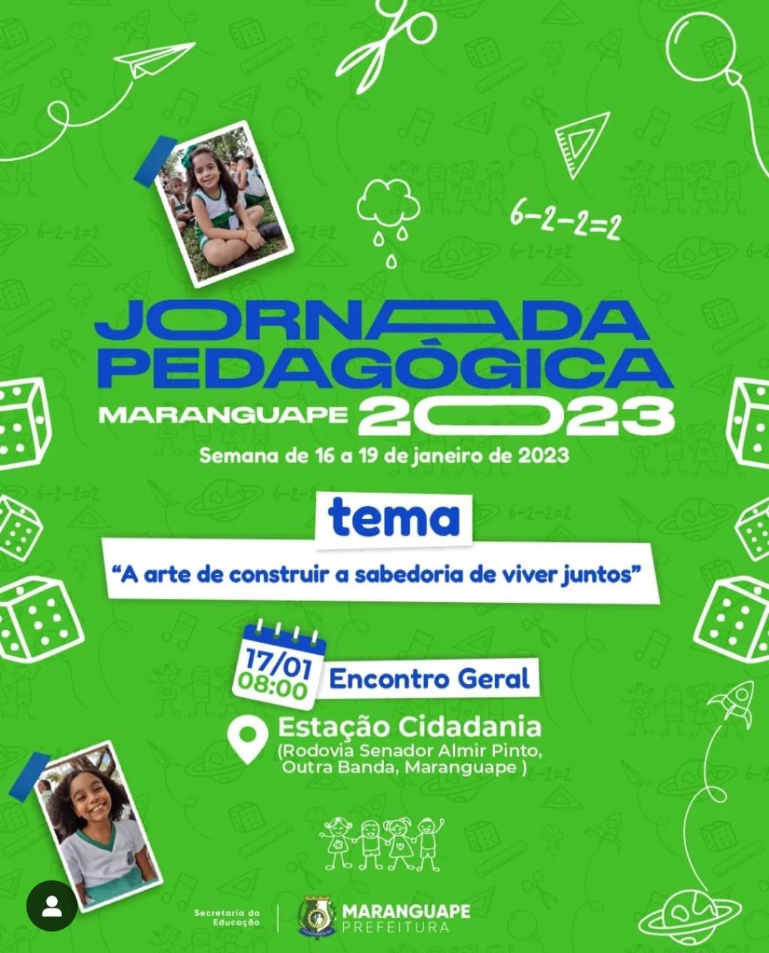 Capa Oficial da Jornada Pedagógica 2023